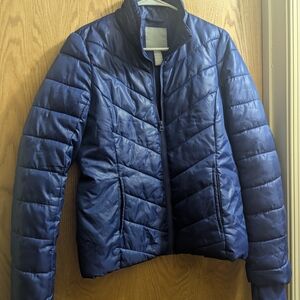 Aeropostale Women's Navy Puffer Jacket